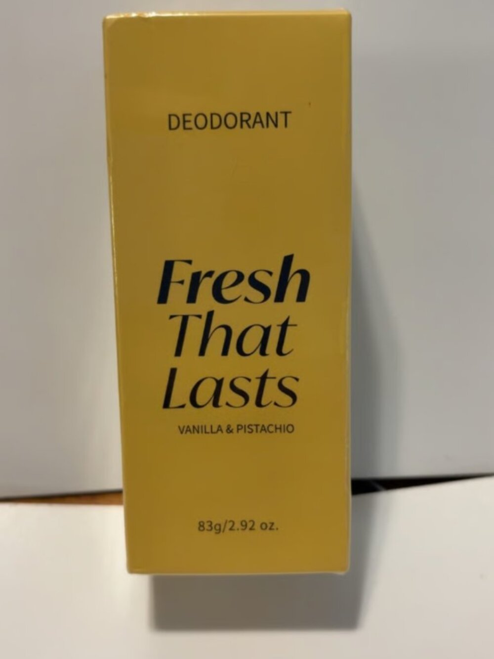 Fresh That Lasts Deodorant Stick, Kojic Acid, Vanilla Pistachio Perfumed Stick